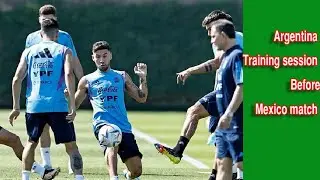 Argentina Training session Before Mexico match | Leo MESSI | World Cup 2022 | Imran Risal