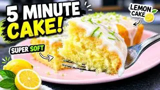 5-Minute Lemon Cake 🍋✨ | Super Soft & Delicious Microwave Dessert