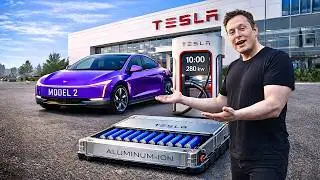 Tesla Aluminum Battery FINALLY HERE: 700km, 10-Min Charge, $25K. What's SHOCKING?