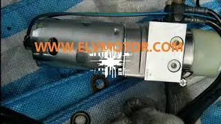 03 09 BMW Z4 E85 E89 Cabriolet Convertible Roof Pump Motor BMW hydraulic motor for folding roof