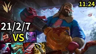 Graves Jungle vs Evelynn - KR Master | Patch 11.24
