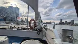 London river bus RB1: Royal Wharf to North Greenwich