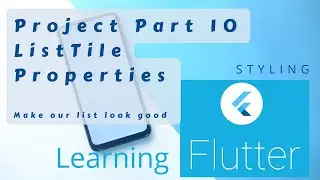 Flutter ListTile Properties [Learning Flutter]