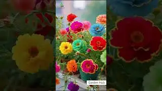 Rare Imported Portulaca Flower Seed online Shopping 🌱 #portulaca #flowers #plants #garden