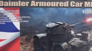 Gecko 1/35 Daimler armoured car Mk1 - Part 1