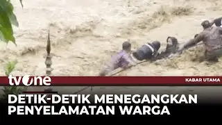 Air Sungai Batang Kuranji Meluap, Proses Evakuasi Warga Berlangsung Dramatis | Kabar Utama