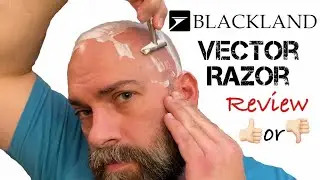 Blackland Vector Single Edge Razor Review - Safety Bar, Open Comb, Razor Stand, and Signature Brush
