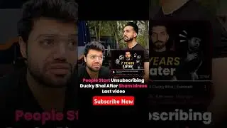 📉 Ducky Bhai Losing Subscribers After Sham Idrees Controversy? 😱 | YouTube Drama Explained!