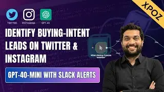 n8n AI Lead Generation 🔥 Buying-Intent Leads with XPOZ MCP (Twitter & Instagram) - Rahul Joshi AAC