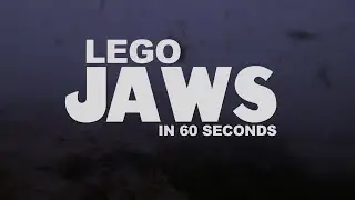 Lego Jaws in 60 Seconds