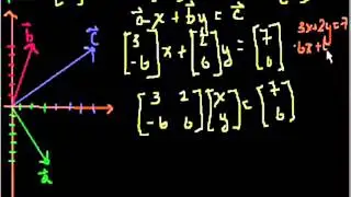 Matrices to solve a vector combination problem (Bangla)