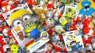 Киндер Сюрпризы и другие Сюрпризы Миньоны Гадкий Я 3 (Minions),Тачки. Unboxing Kinder Surprise Eggs