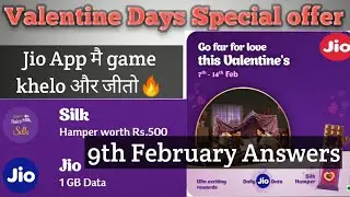 #Jio_dairy_milk_game Today Jio Dairy milk Game Answers Khelo jito 1gb data