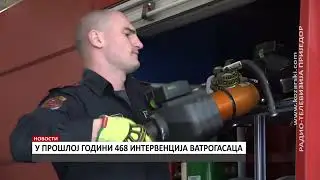 U PROŠLOJ GODINI 468 INTERVENCIJA VATROGASACA