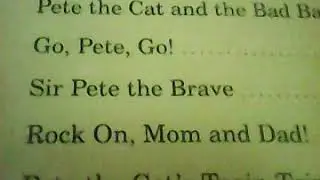 Pete the cat and the bad banananan part one