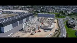 SUIVI DE CHANTIER TIME LAPSE & DRONE CHERBOURG - SHEMA ORANO