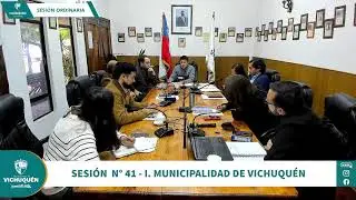 Concejo Nº 41 - I. Municipalidad de Vichuquén