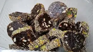 10 Minutes Khajur Dry Fruit Roll |Sugar free Dates Roll | Quick, Easy & Healthy Dessert