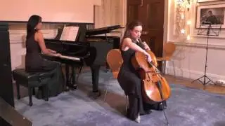 Sicilienne Von Paradis - Julie Reimann, cello, Ellyses Kuan, piano