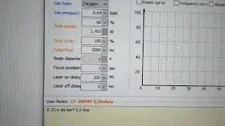 CYPCUT 1.5mm carbon steel FLY CUT fiber laser cutting parameters  low frequency AIR CUT