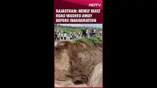 Rajasthan Floods: Newly Built Road In Rajasthan, Washed Away Before Inauguration