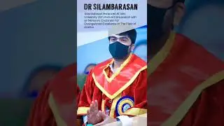 Silambarasan at Vels University 11th Annual Convocation!