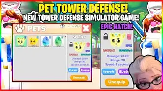 *NEW* PET TOWER DEFENSE GAME! CREATED BY PET RANCH SIMULATOR DEVS! NEW TOWER DEFENSE SIMULATOR GAME!