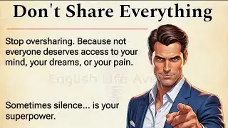 Don't Share Everything |Graded Reader | Improve Your EnglishFluency