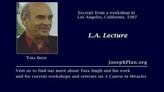 Tara Singh's Lecture in Los Angeles, CA. 1987. Excerpt