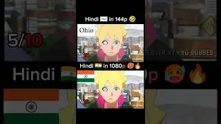 Boruto in Hindi Dubbed Naruto Shippuden Dub Voice by - Yo Dubbed #anime #boruto