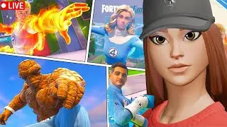 🔴LIVE! FANTASTIC 4 in Fortnite ITEM SHOP SOON! | STREAM