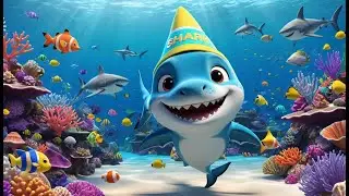 Sharky Party &mdash; Swim, Spin, Splash! | Fun Ocean Adventure Song for Kids | Silly Toddler Rhyme