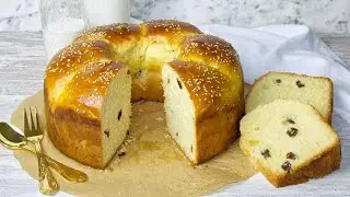 Хлеб изюма 🍞 🥛 Очень нежный! 👉 Сладкие рецепты хлеба 