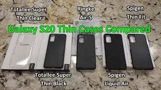 Galaxy S20 Thin Cases Compared!