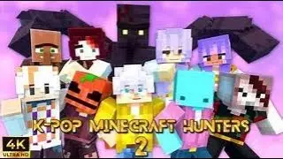 K POP MINECRAFT HUNTERS PARTE 2 🎬 Pel&iacute;cula Animada de Minecraft   K Pop Demon Hunters