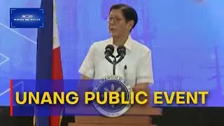 PBBM, dumalo sa public event matapos magkasakit at mabasura ang impeachment complaints
