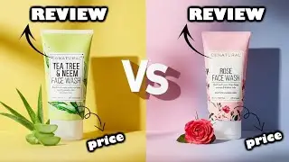 Conatural tea tree & neem face wash VS Conatural rose face wash review 💗| honest review|