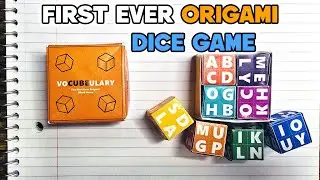 Folding an Origami Cube into a Spelling Game!