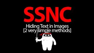 Tutorial: Hiding Text in Images [2 very simple methods] - SSNC
