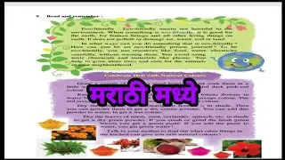 Celebrate holi with natural colours in marathi | 9. read and remember | 6th class english