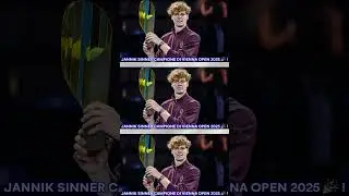 JANNIK SINNER CAMPIONE DI VIENNA OPEN 2025🎉!
