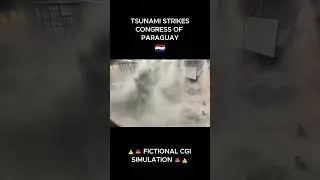 PARAGUAY TSUNAMI  ⚠️ Fictional CGI Simulation ⚠️