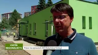 VSETÍN: Práce na opravách MŠ Rokytnice finišují