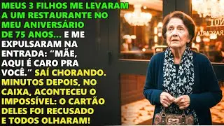 Me expulsaram do restaurante no meu aniversário… Então eu cortei os 3 cartões na hora