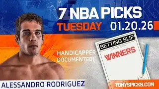 NBA Picks and Predictions, Tuesday 1/20/26 | The Look Ahead Show