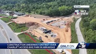 Construction underway to build state's first bike park chairlift