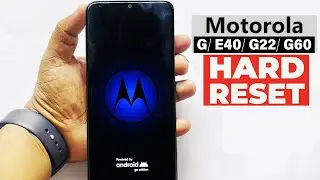 Moto G/ E40/ G22/ G60 - Hard Reset | Pin Pattern Unlock | Factory Reset | Format