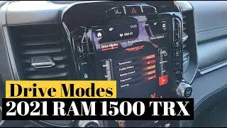Drive Modes of the 2021 RAM TRX