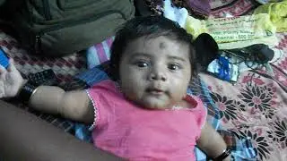 Shakthi Rithvik @ 3months happily groaning