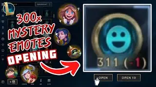 League of Legends - 300+ MYSTERY EMOTES Event Loot opening worth 3 Years collecting